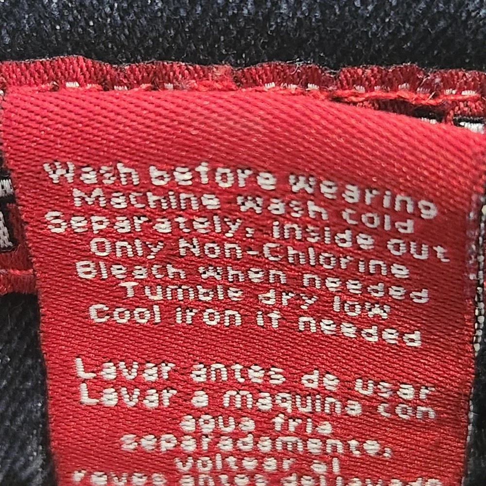 Red Rivet Denim Jeans Women's/Jr. 9 Dark Wash Bootcut‎ Embellished Y2K Mid Rise